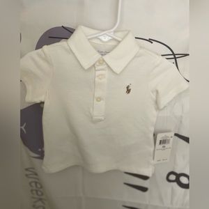 Childrenswear Baby Boys 3-24 Months Interlock Polo Shirt